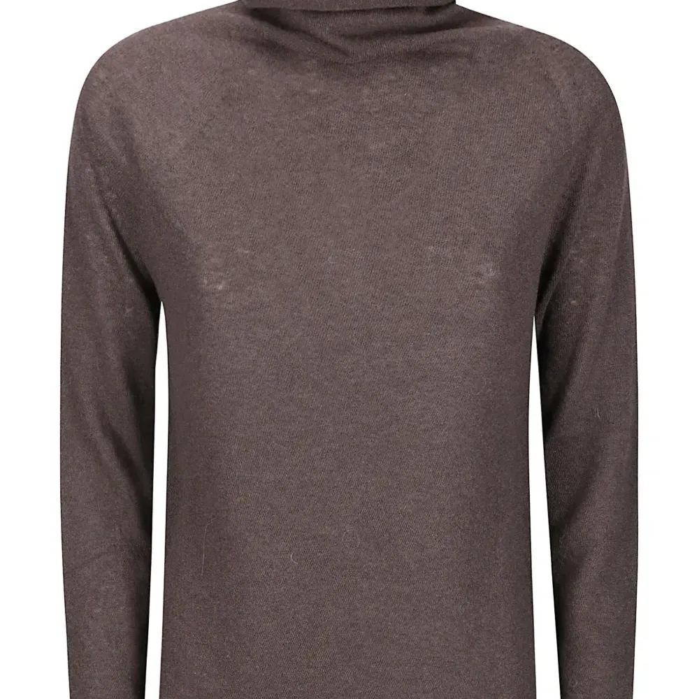 Кашемировый свитер с воротником-гольф