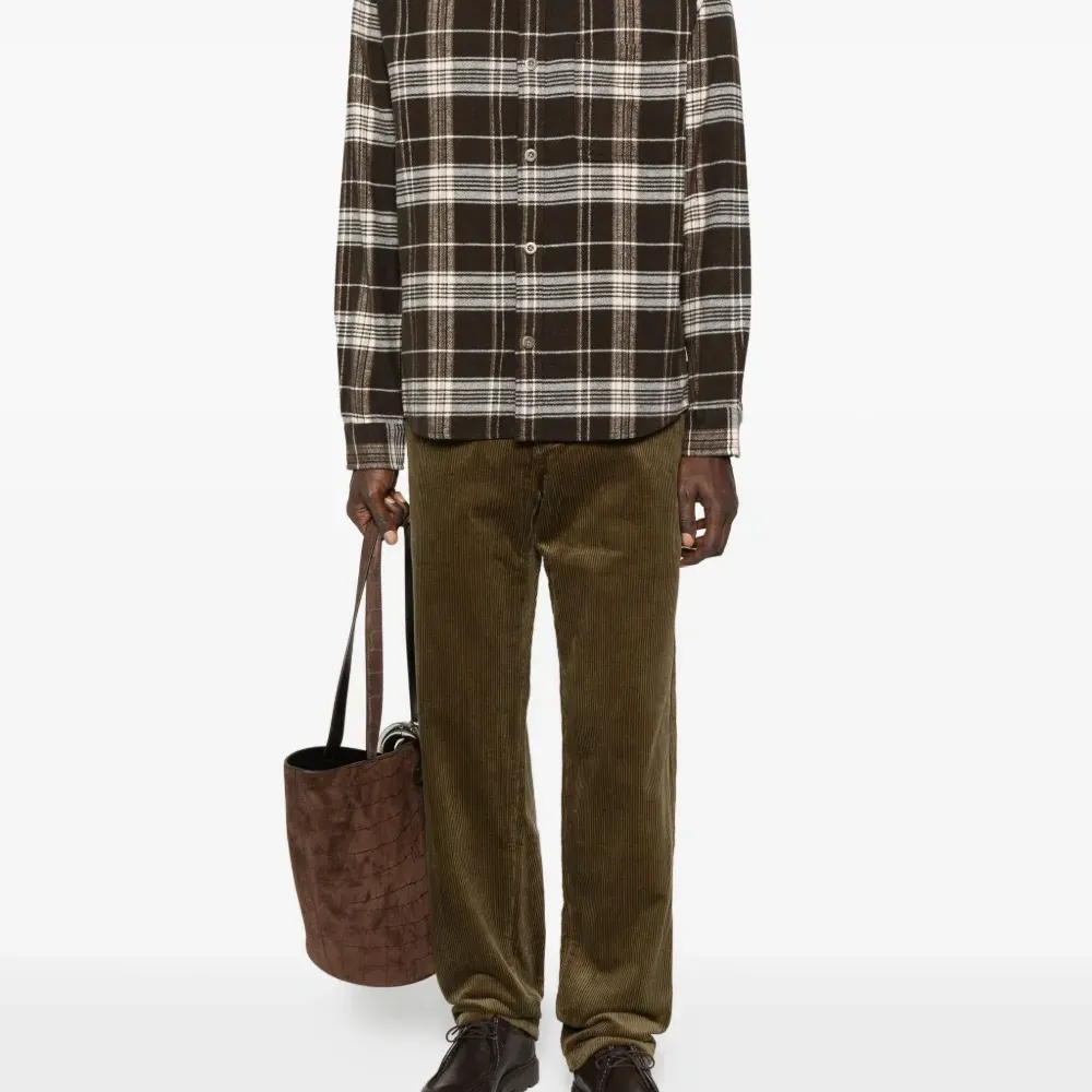 Брюки из вельвета с карманами