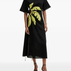 Платье миди с вырезами Платье миди с вырезами