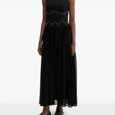 Декорированное платье макси