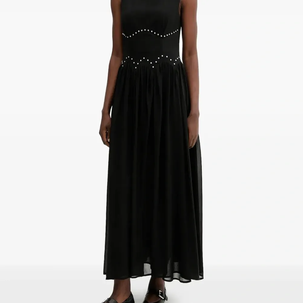 Декорированное платье макси Декорированное платье макси