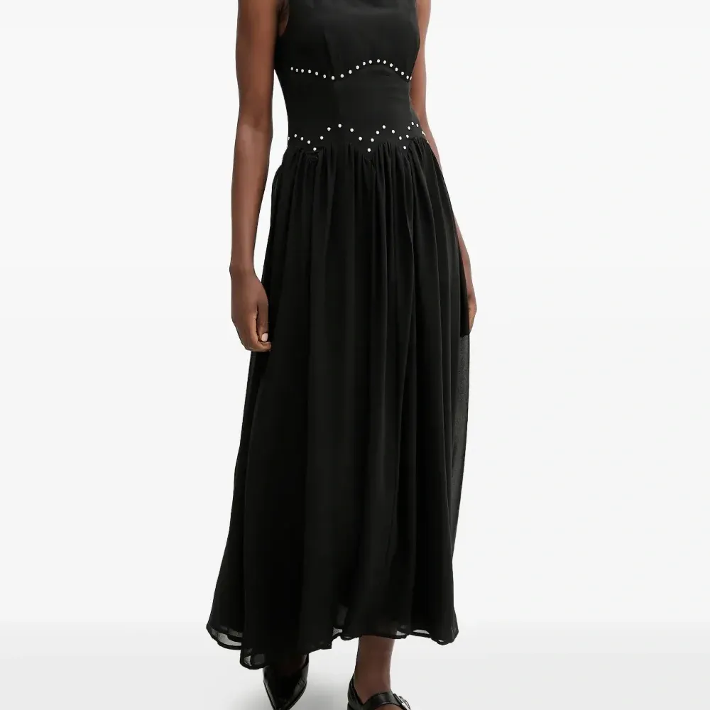 Декорированное платье макси Декорированное платье макси