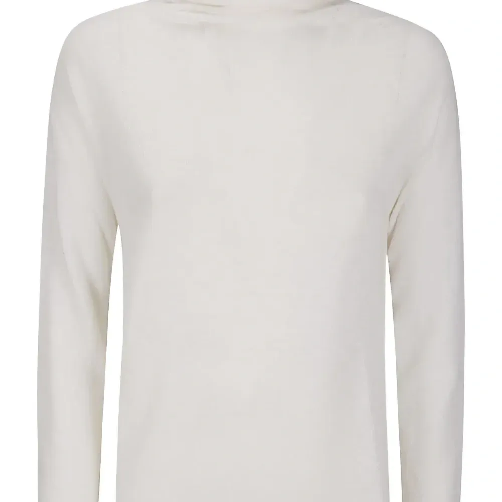 Кашемировый свитер с воротником-гольф