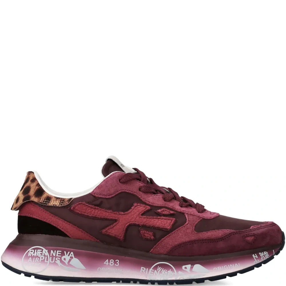 Кроссовки Lauryn 7789 с леопардовым принтом