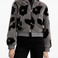 Куртка из искусственного меха на молнии