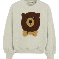 Свитшот с вышивкой в виде медведя