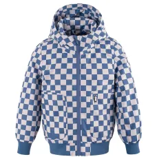 Куртка с капюшоном в клетку