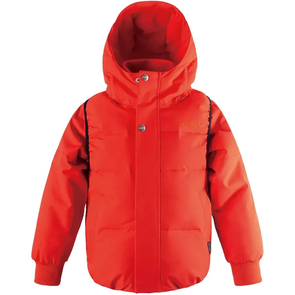 Стеганый жилет с капюшоном