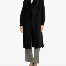 Пальто с поясом