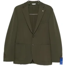 Однобортный пиджак на пуговицах