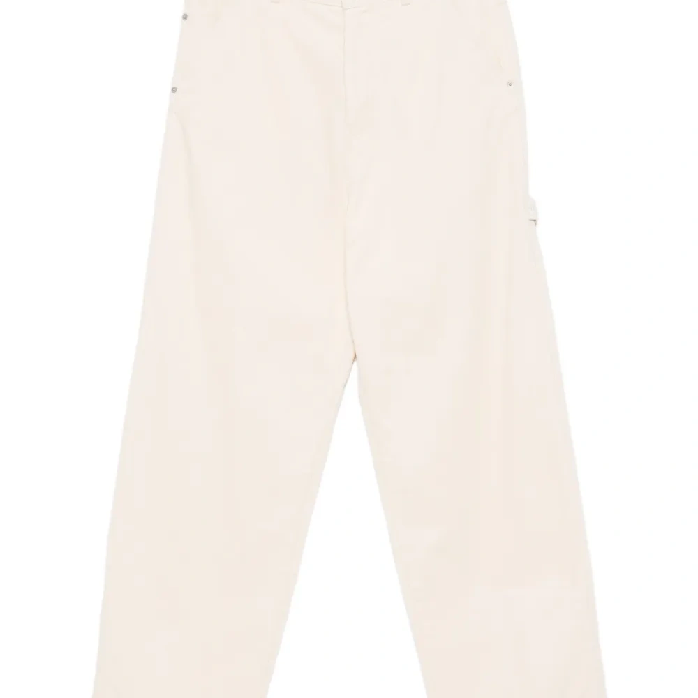 Хлопковые брюки с утилитарными карманами