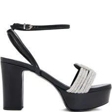 Босоножки Bosa 105 на платформе с кристаллами