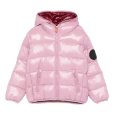 Дутая куртка с капюшоном