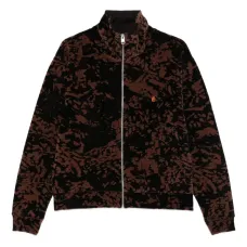 Куртка на молнии с абстрактным принтом