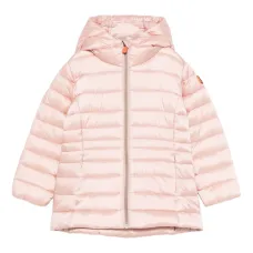 Стеганая пуховая куртка с капюшоном Стеганая пуховая куртка с капюшоном