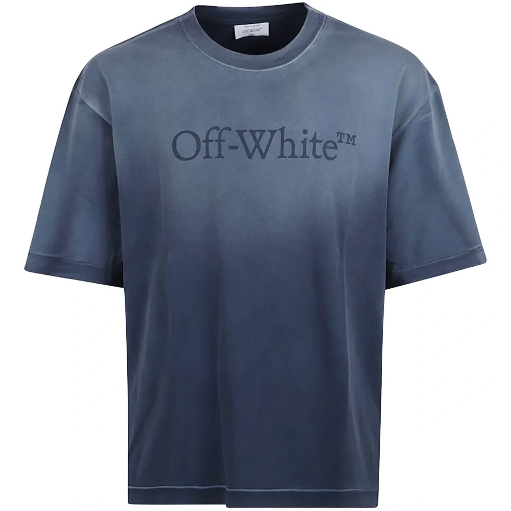 Футболка с логотипом и эффектом омбре