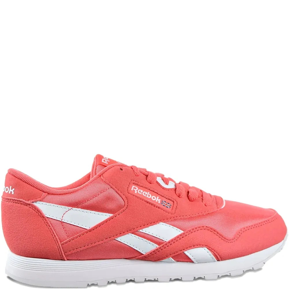 Кроссовки Classic Leather «Ярко-розовые/Белые»