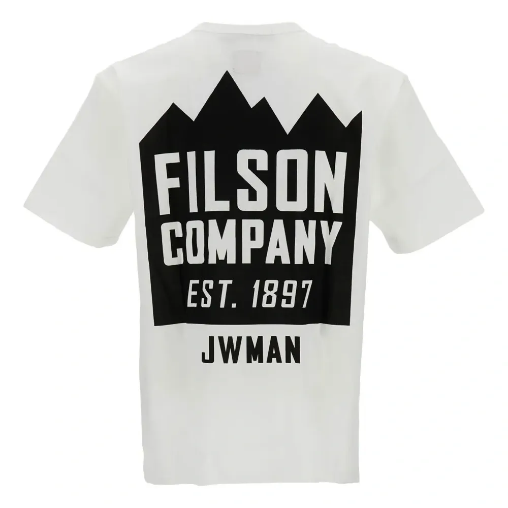 Футболка с графическим принтом и круглым вырезом