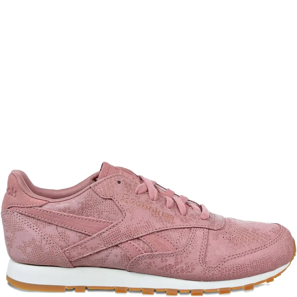 Кроссовки Classic Leather Clean Exotics WMNS "Sandy Rose/Chalk/Gum"