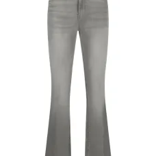 Джинсы-клёш с завышенной талией