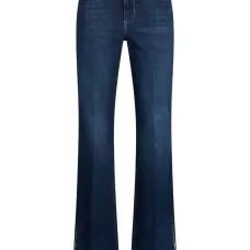 Джинсы-клёш с завышенной талией