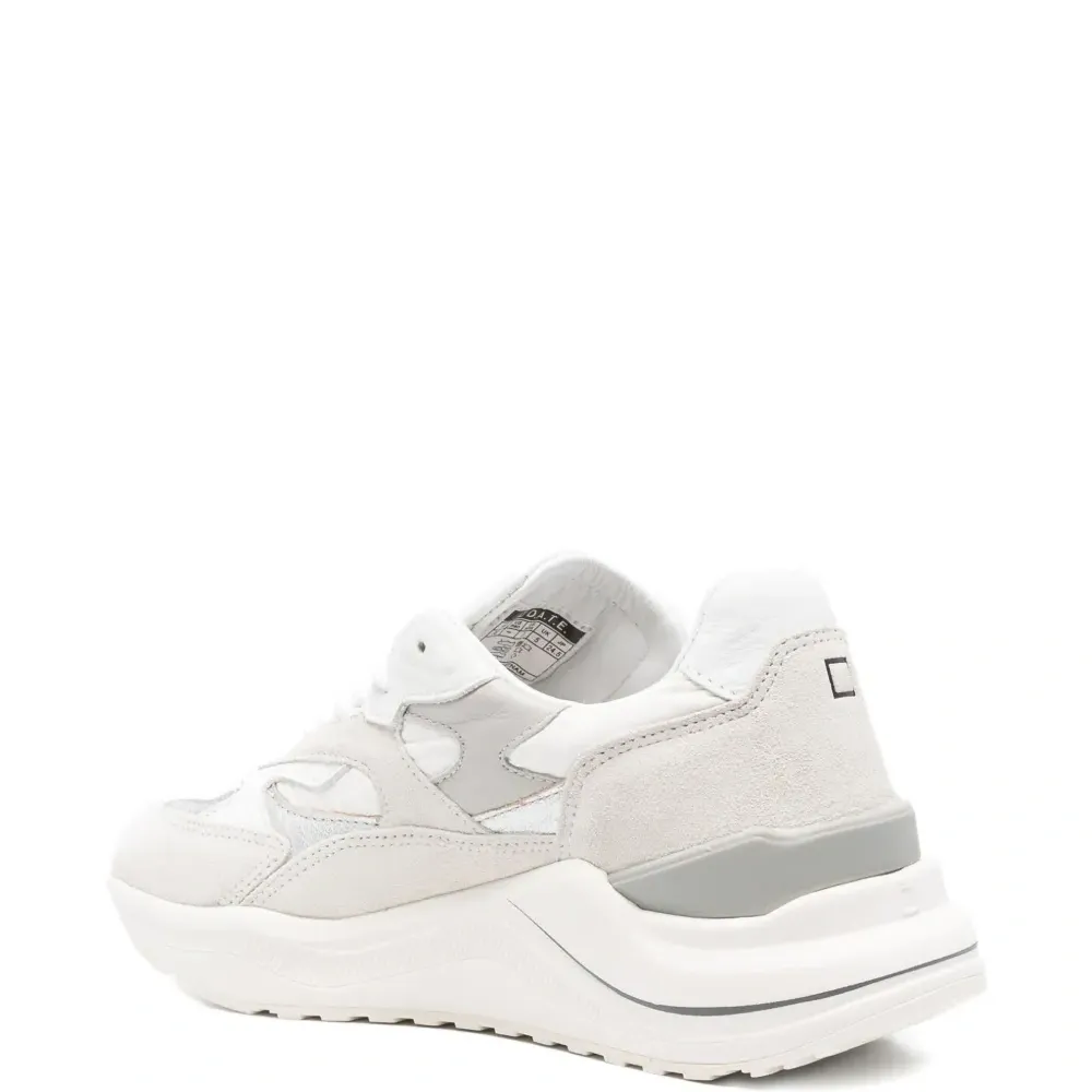 Кожаные кеды на низкой подошве