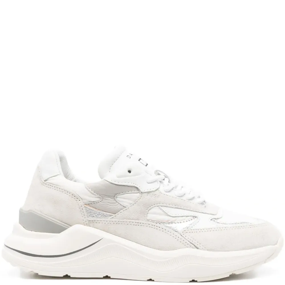 Кожаные кеды на низкой подошве