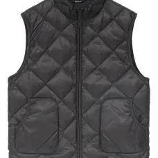 Стёганый жилет с ромбовидным узором