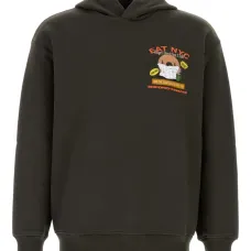 Худи из хлопка с принтом бейглов