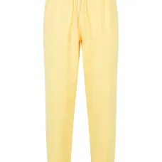 Спортивные брюки с эластичным поясом и нашивкой с логотипом