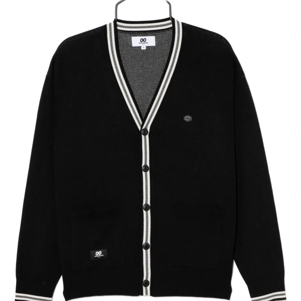 Кардиган с тисненым логотипом