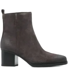 замшевые сапоги на блочном каблуке высотой 380 мм