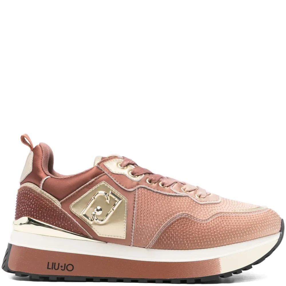 Кроссовки на платформе с логотипом