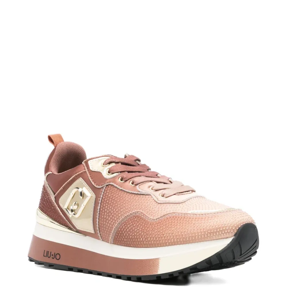 Кроссовки на платформе с логотипом