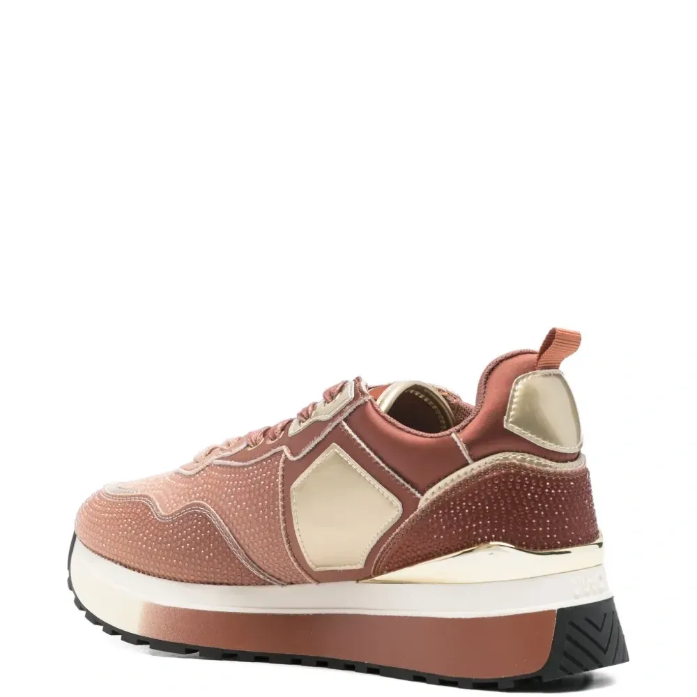 Кроссовки на платформе с логотипом