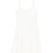 Платье без рукавов с плиссировкой