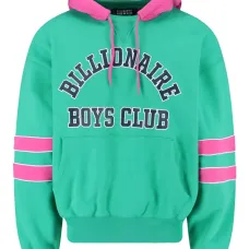 Худи с вышитым логотипом и розовой подкладкой Худи с вышитым логотипом и розовой подкладкой