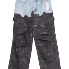 Джинсы со вставками