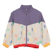 Куртка с логотипом и цветными вставками