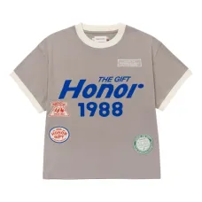 Хлопковая футболка с нашивкой-логотипом