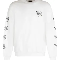 Свитшот из хлопка с принтом