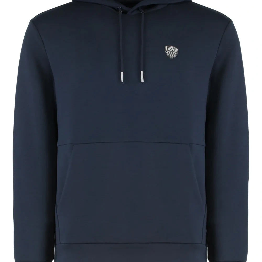 Худи с нашивкой-логотипом