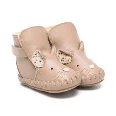 Кожаные пинетки