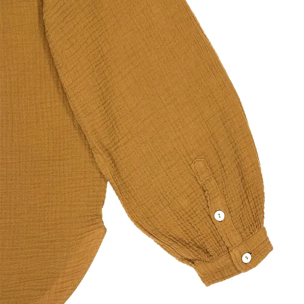 Блузка с длинными рукавами на пуговицах