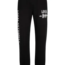 Спортивные брюки с принтом в виде цепей