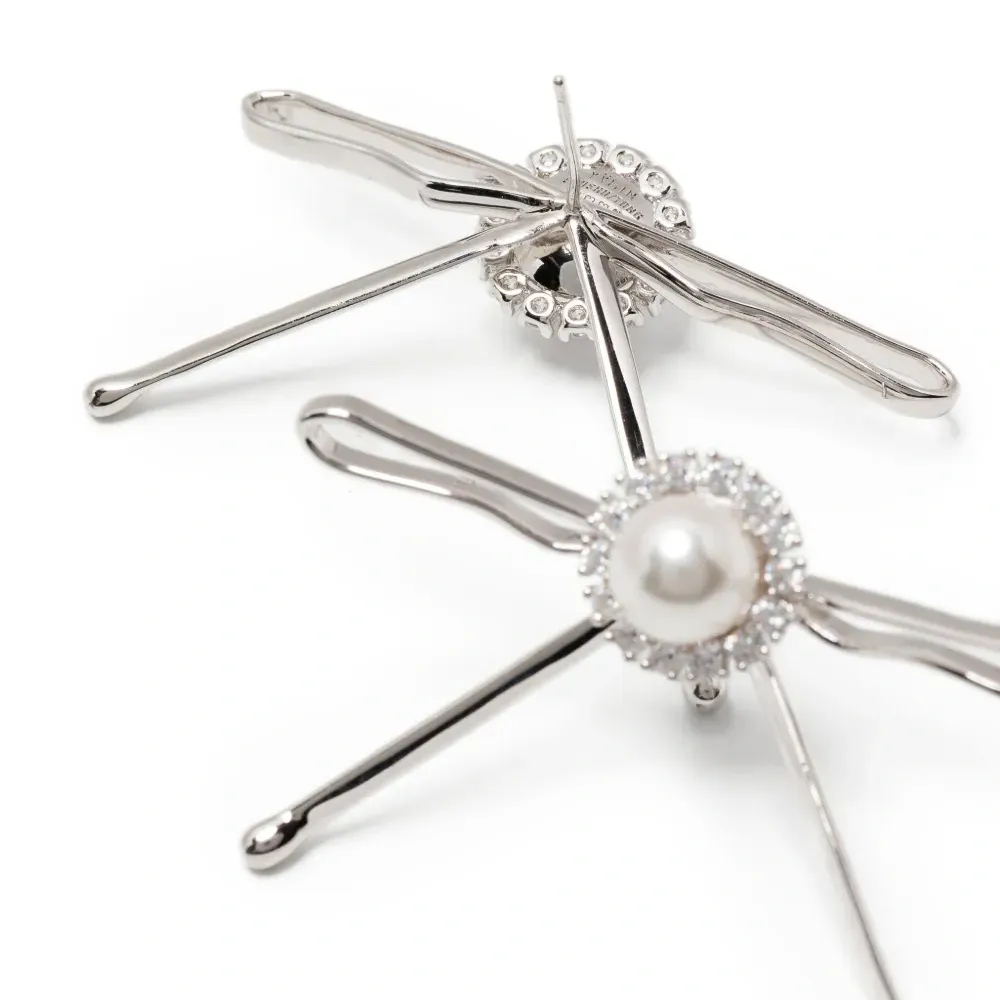 Серьги в форме лент