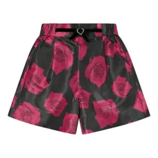 Шорты с цветочным принтом