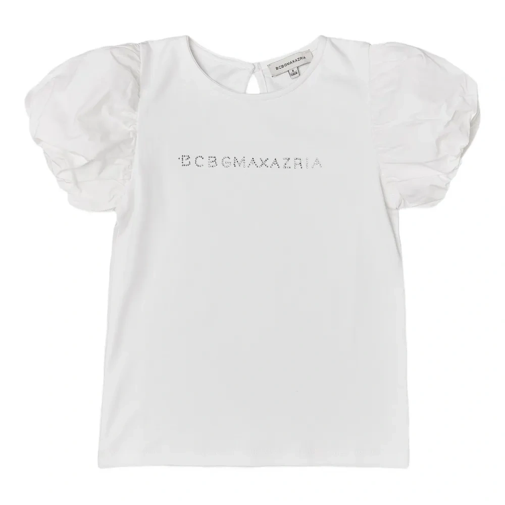 Футболка с пышными рукавами