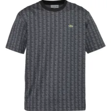 Хлопковая футболка с геометрическим узором Хлопковая футболка с геометрическим узором