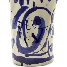 Большая ваза Sophia с абстрактным принтом